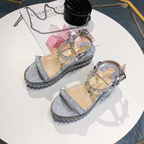 Replica Christian Louboutin Sandal For Women #1075710 $98.00 USD for Wholesale