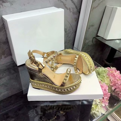 Replica Christian Louboutin Sandal For Women #1075714 $98.00 USD for Wholesale