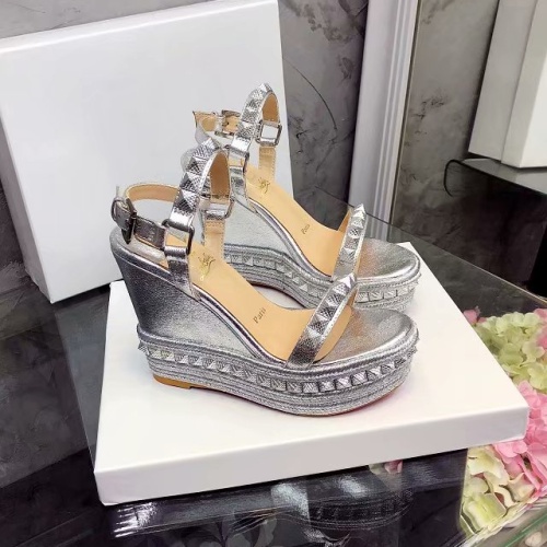 Replica Christian Louboutin Sandal For Women #1075715 $98.00 USD for Wholesale