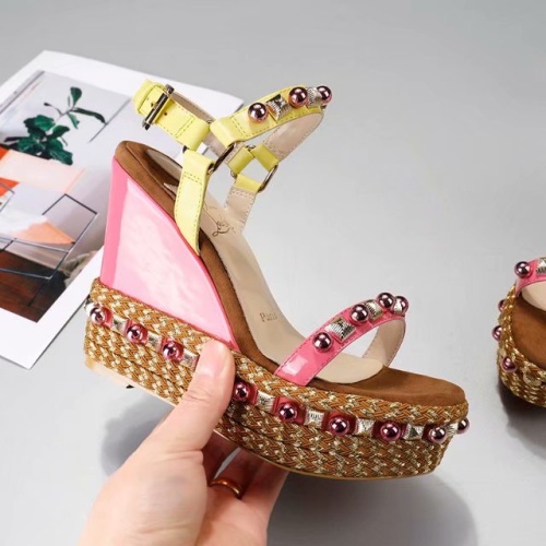 Replica Christian Louboutin Sandal For Women #1075721 $98.00 USD for Wholesale