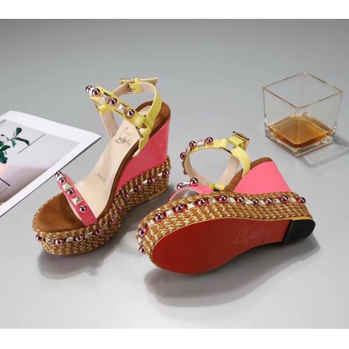 Replica Christian Louboutin Sandal For Women #1075721 $98.00 USD for Wholesale