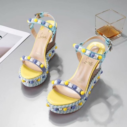 Christian Louboutin Sandal For Women #1075723 $98.00 USD, Wholesale Replica Christian Louboutin Sandal