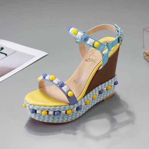Replica Christian Louboutin Sandal For Women #1075723 $98.00 USD for Wholesale
