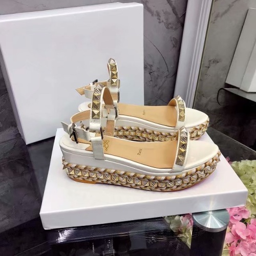 Replica Christian Louboutin Sandal For Women #1075724 $85.00 USD for Wholesale