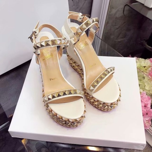 Replica Christian Louboutin Sandal For Women #1075725 $85.00 USD for Wholesale