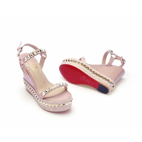 Replica Christian Louboutin Sandal For Women #1075727 $98.00 USD for Wholesale