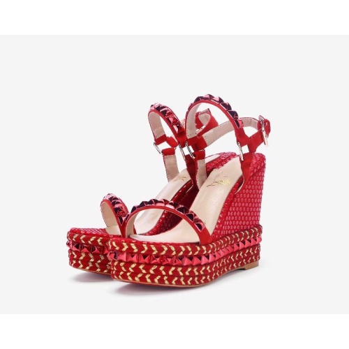 Replica Christian Louboutin Sandal For Women #1075729 $98.00 USD for Wholesale