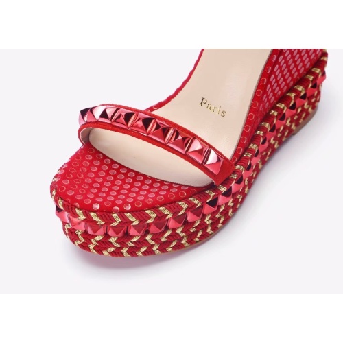 Replica Christian Louboutin Sandal For Women #1075729 $98.00 USD for Wholesale