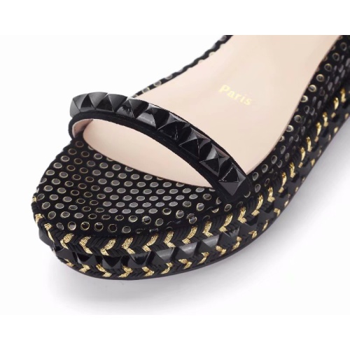 Replica Christian Louboutin Sandal For Women #1075730 $98.00 USD for Wholesale