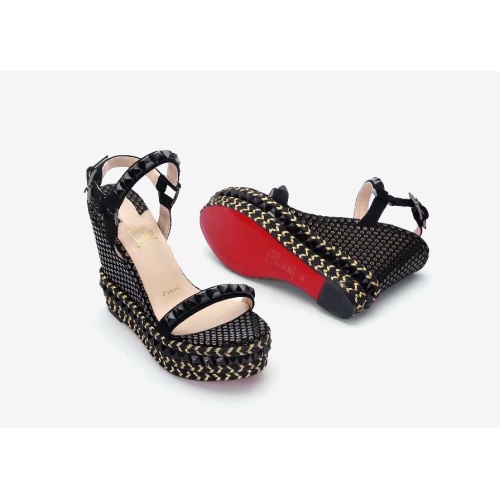 Replica Christian Louboutin Sandal For Women #1075731 $98.00 USD for Wholesale