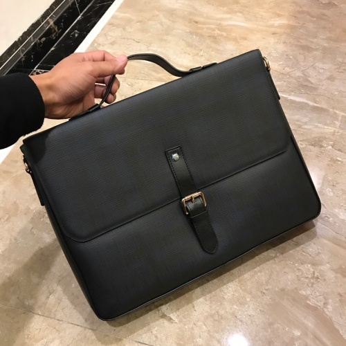 Replica Burberry AAA Man Handbags #1075732 $105.00 USD for Wholesale
