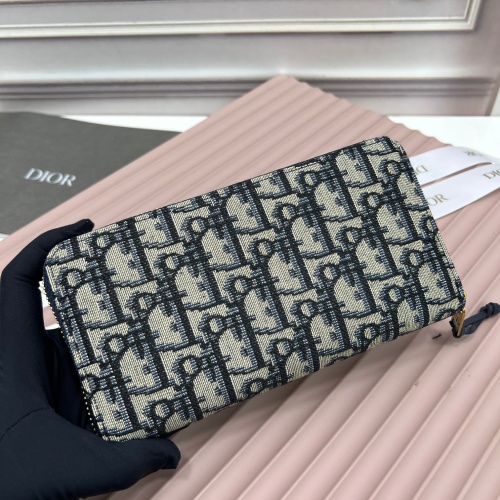 Replica Christian Dior AAA Man Wallets #1075734 $45.00 USD for Wholesale