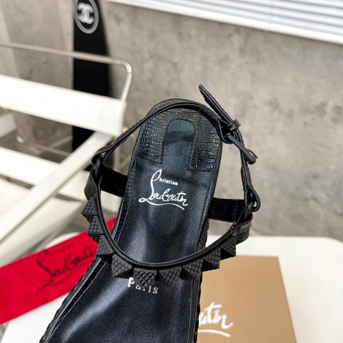 Replica Christian Louboutin Sandal For Women #1075736 $100.00 USD for Wholesale