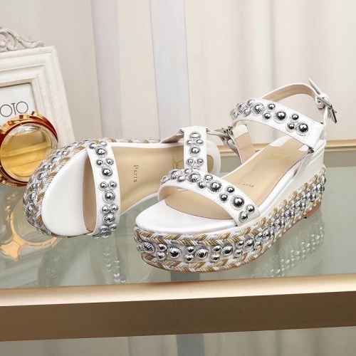 Replica Christian Louboutin Sandal For Women #1075741 $98.00 USD for Wholesale