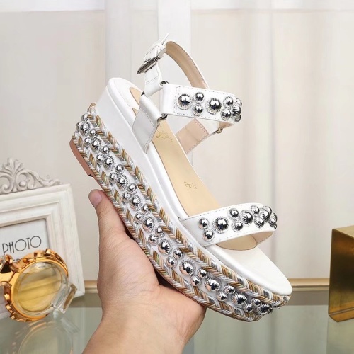 Replica Christian Louboutin Sandal For Women #1075741 $98.00 USD for Wholesale