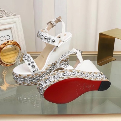 Replica Christian Louboutin Sandal For Women #1075743 $98.00 USD for Wholesale