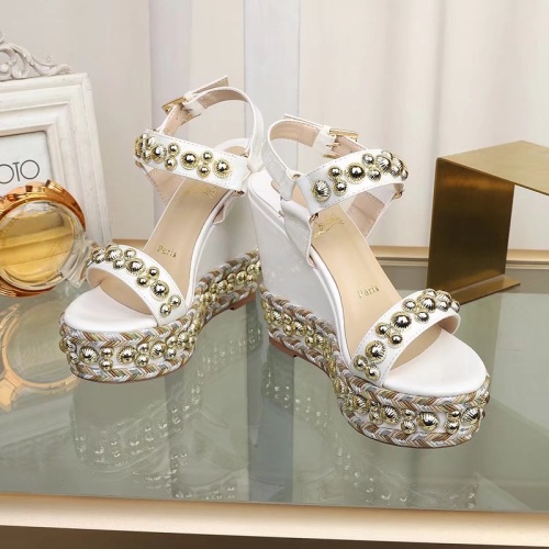 Replica Christian Louboutin Sandal For Women #1075744 $98.00 USD for Wholesale