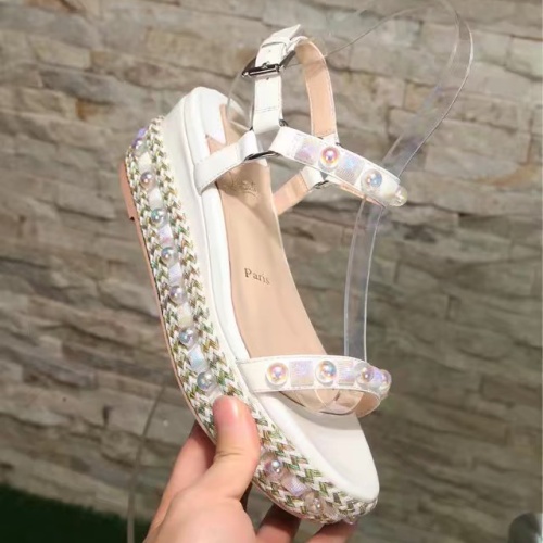 Replica Christian Louboutin Sandal For Women #1075748 $98.00 USD for Wholesale