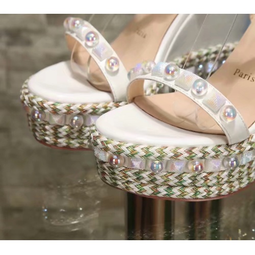Replica Christian Louboutin Sandal For Women #1075749 $98.00 USD for Wholesale