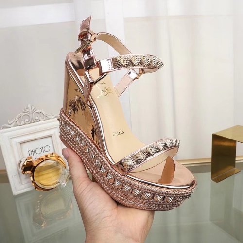 Replica Christian Louboutin Sandal For Women #1075767 $98.00 USD for Wholesale