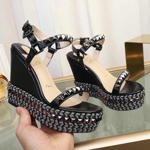 Replica Christian Louboutin Sandal For Women #1075769 $98.00 USD for Wholesale