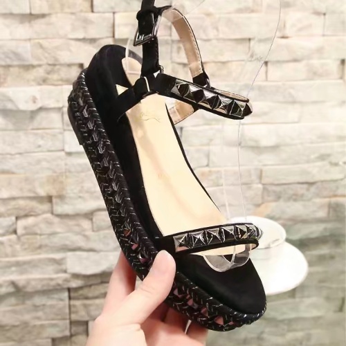 Replica Christian Louboutin Sandal For Women #1075770 $98.00 USD for Wholesale