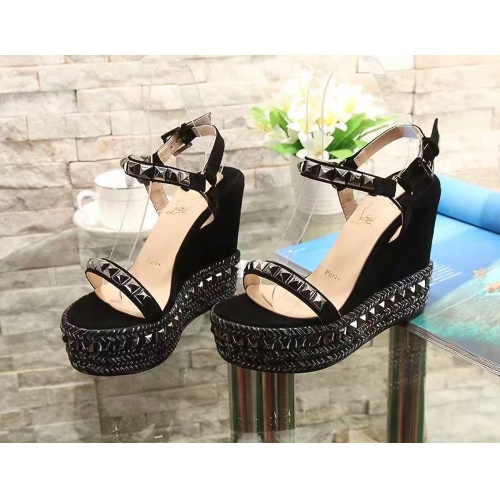 Replica Christian Louboutin Sandal For Women #1075771 $98.00 USD for Wholesale