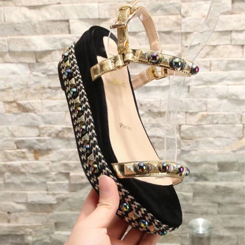 Replica Christian Louboutin Sandal For Women #1075772 $98.00 USD for Wholesale