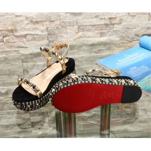 Replica Christian Louboutin Sandal For Women #1075772 $98.00 USD for Wholesale