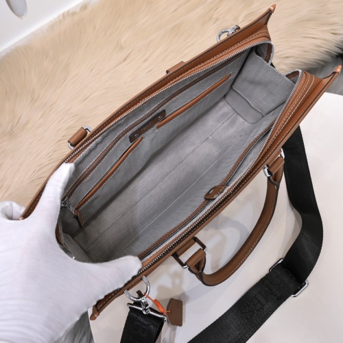 Replica Hermes AAA Man Handbags #1075776 $170.00 USD for Wholesale