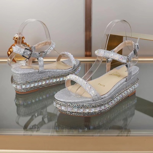Replica Christian Louboutin Sandal For Women #1075782 $85.00 USD for Wholesale