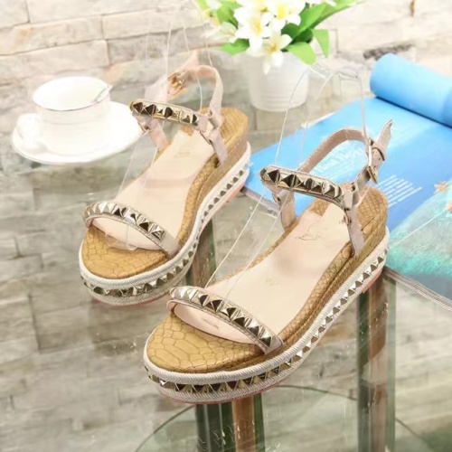 Replica Christian Louboutin Sandal For Women #1075789 $96.00 USD for Wholesale