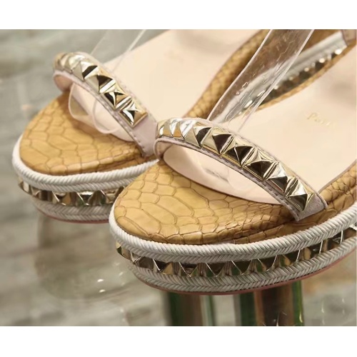 Replica Christian Louboutin Sandal For Women #1075789 $96.00 USD for Wholesale