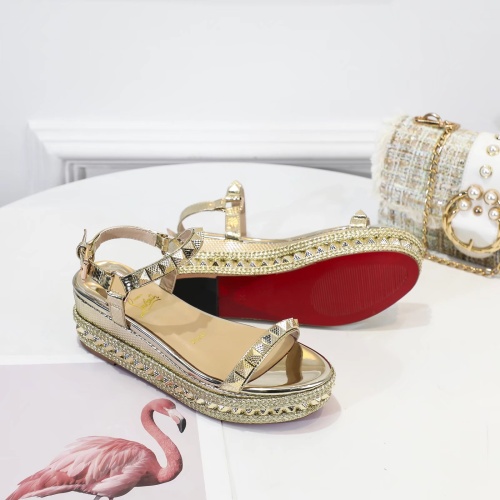 Replica Christian Louboutin Sandal For Women #1075790 $98.00 USD for Wholesale