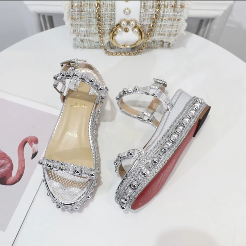 Replica Christian Louboutin Sandal For Women #1075791 $98.00 USD for Wholesale