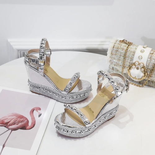 Replica Christian Louboutin Sandal For Women #1075796 $98.00 USD for Wholesale