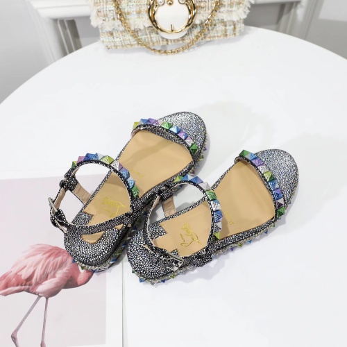 Replica Christian Louboutin Sandal For Women #1075801 $98.00 USD for Wholesale