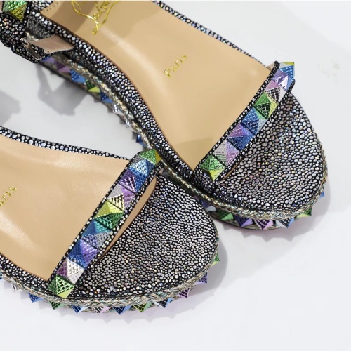 Replica Christian Louboutin Sandal For Women #1075801 $98.00 USD for Wholesale