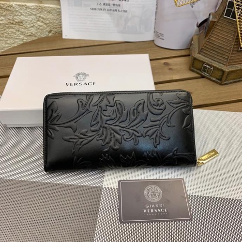 Replica Versace AAA Man Wallets #1075841 $45.00 USD for Wholesale