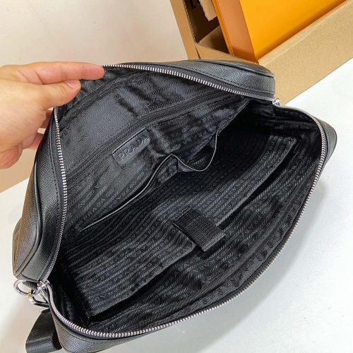 Replica Prada AAA Man Handbags #1075912 $92.00 USD for Wholesale