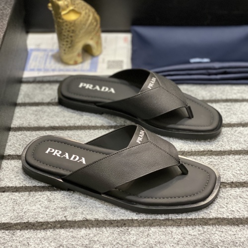 Replica Prada Slippers For Men #1076223 $64.00 USD for Wholesale