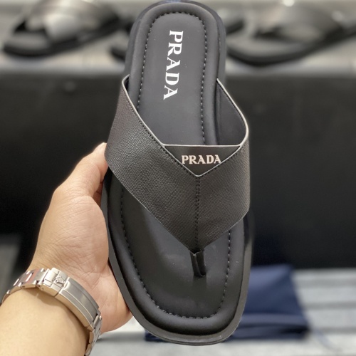 Replica Prada Slippers For Men #1076223 $64.00 USD for Wholesale