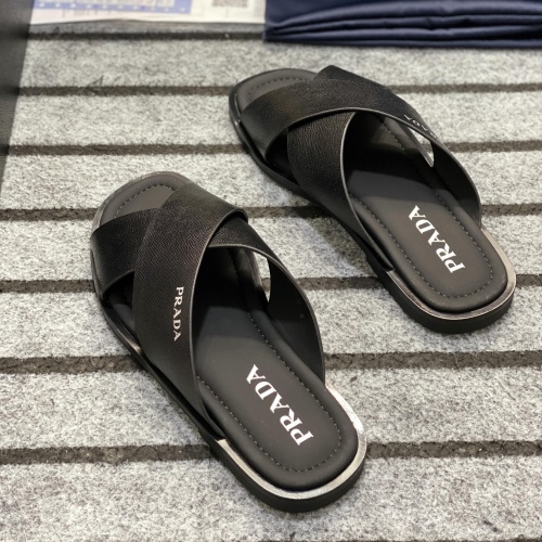 Replica Prada Slippers For Men #1076224 $64.00 USD for Wholesale