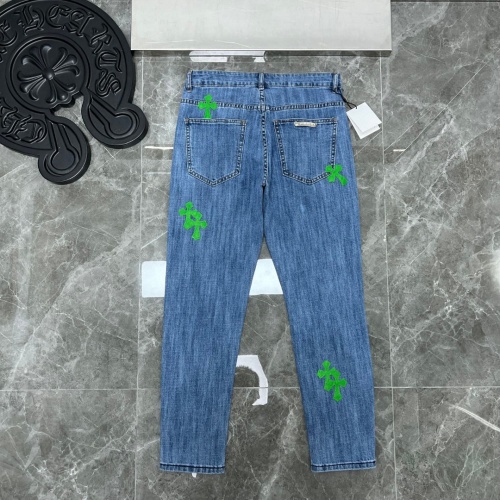 Replica Chrome Hearts Jeans For Unisex #1076341 $48.00 USD for Wholesale