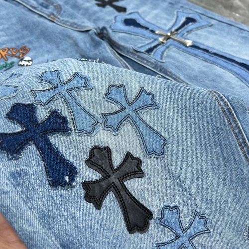 Replica Chrome Hearts Jeans For Unisex #1076342 $60.00 USD for Wholesale