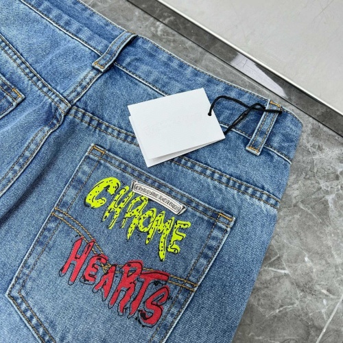 Replica Chrome Hearts Jeans For Unisex #1076342 $60.00 USD for Wholesale
