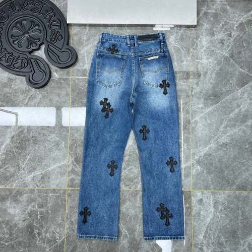 Replica Chrome Hearts Jeans For Unisex #1076345 $48.00 USD for Wholesale