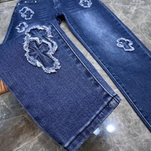 Replica Chrome Hearts Jeans For Unisex #1076348 $52.00 USD for Wholesale