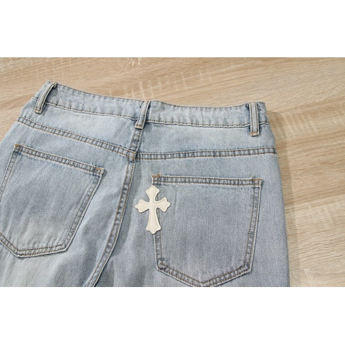Replica Chrome Hearts Jeans For Unisex #1076349 $52.00 USD for Wholesale