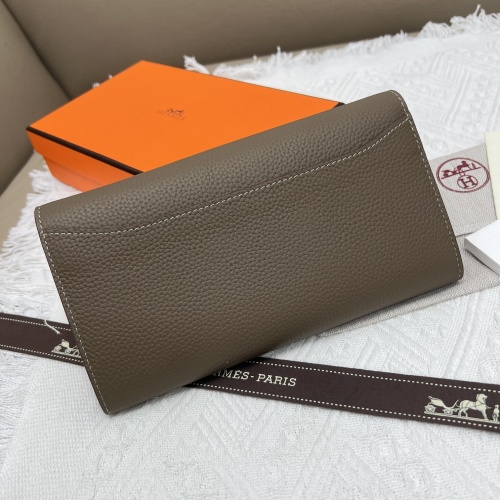 Replica Hermes AAA Quality Wallets #1076483 $52.00 USD for Wholesale